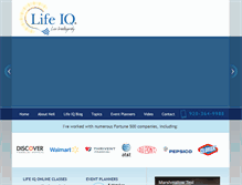 Tablet Screenshot of lifeiq.com